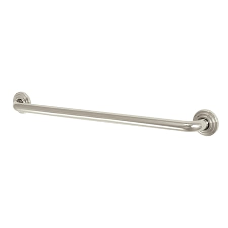 Restoration Contemporary Grab Bar, 33-1/16" L, 17 ga. Brass, Polished Nickel DR314306